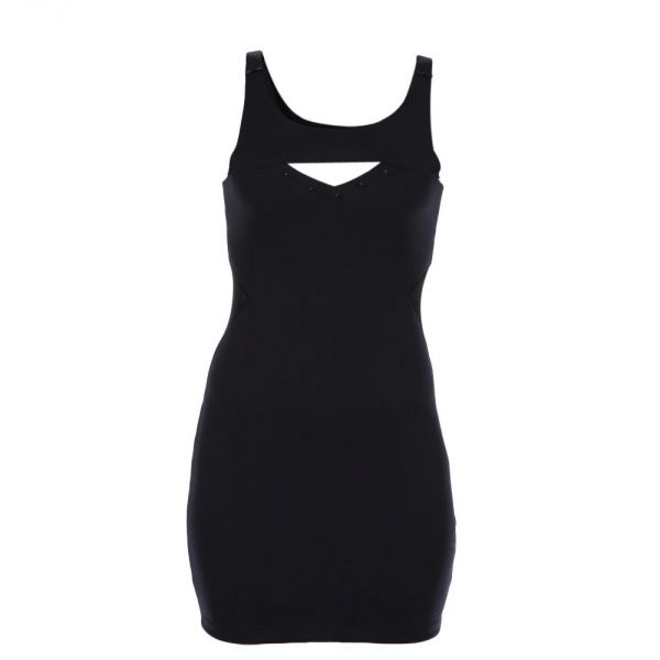 Vestido Oh, Boy Recortes Tule Preto