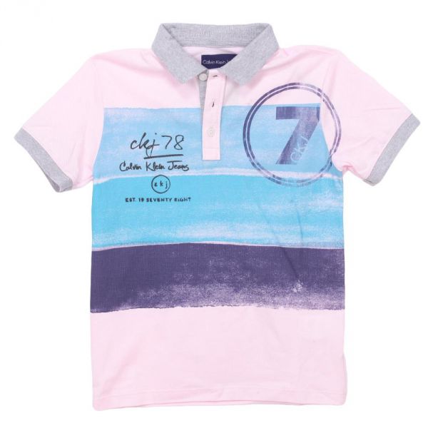Polo Calvin Klein Jeans 78 Rosa Claro