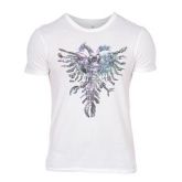 T-Shirt Cavalera Águia Maquina Branca